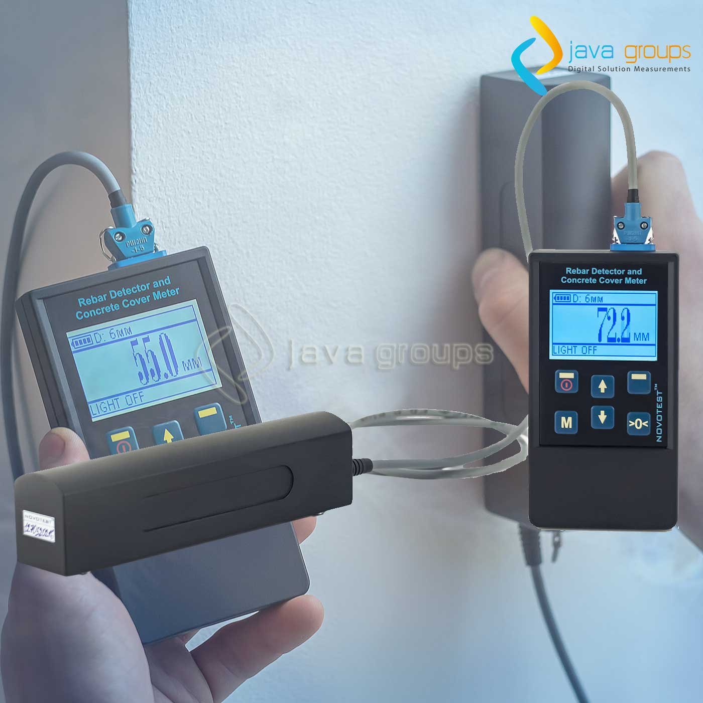 Alat Ukur Tulang Beton Rebar Detector Novotest